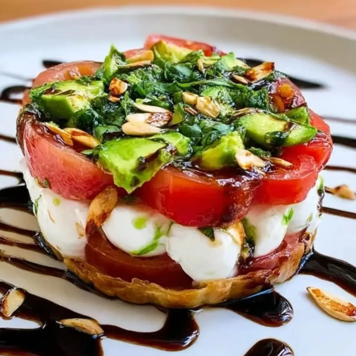 Caprese tarts