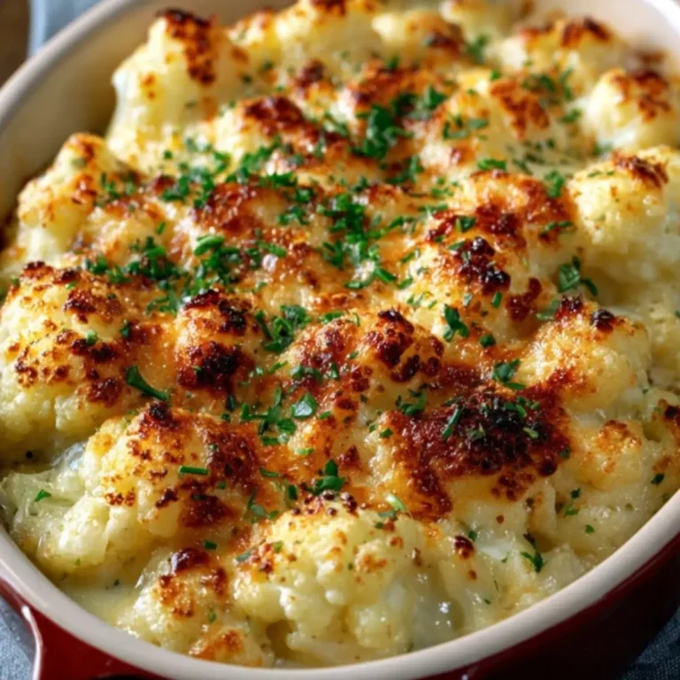 Cauliflower and cheese gratin