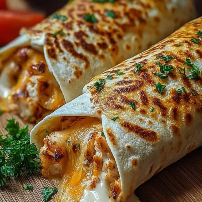 Chicken Wraps mit Käse