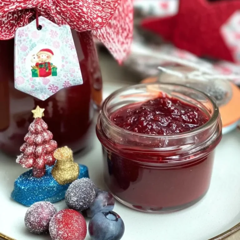Weihnachtsmarmelade mit Beeren