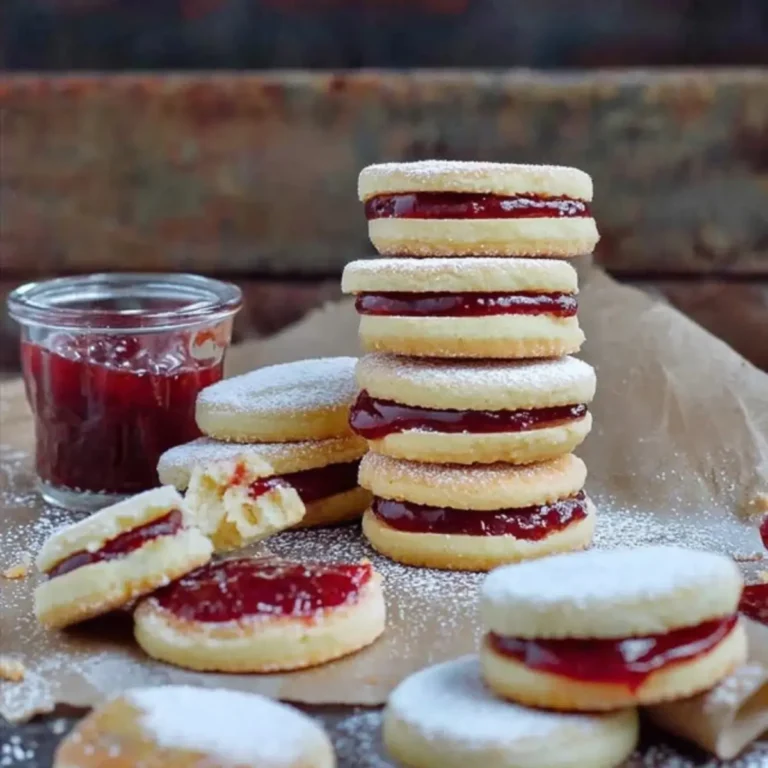 Plätzchen mit Marmelade