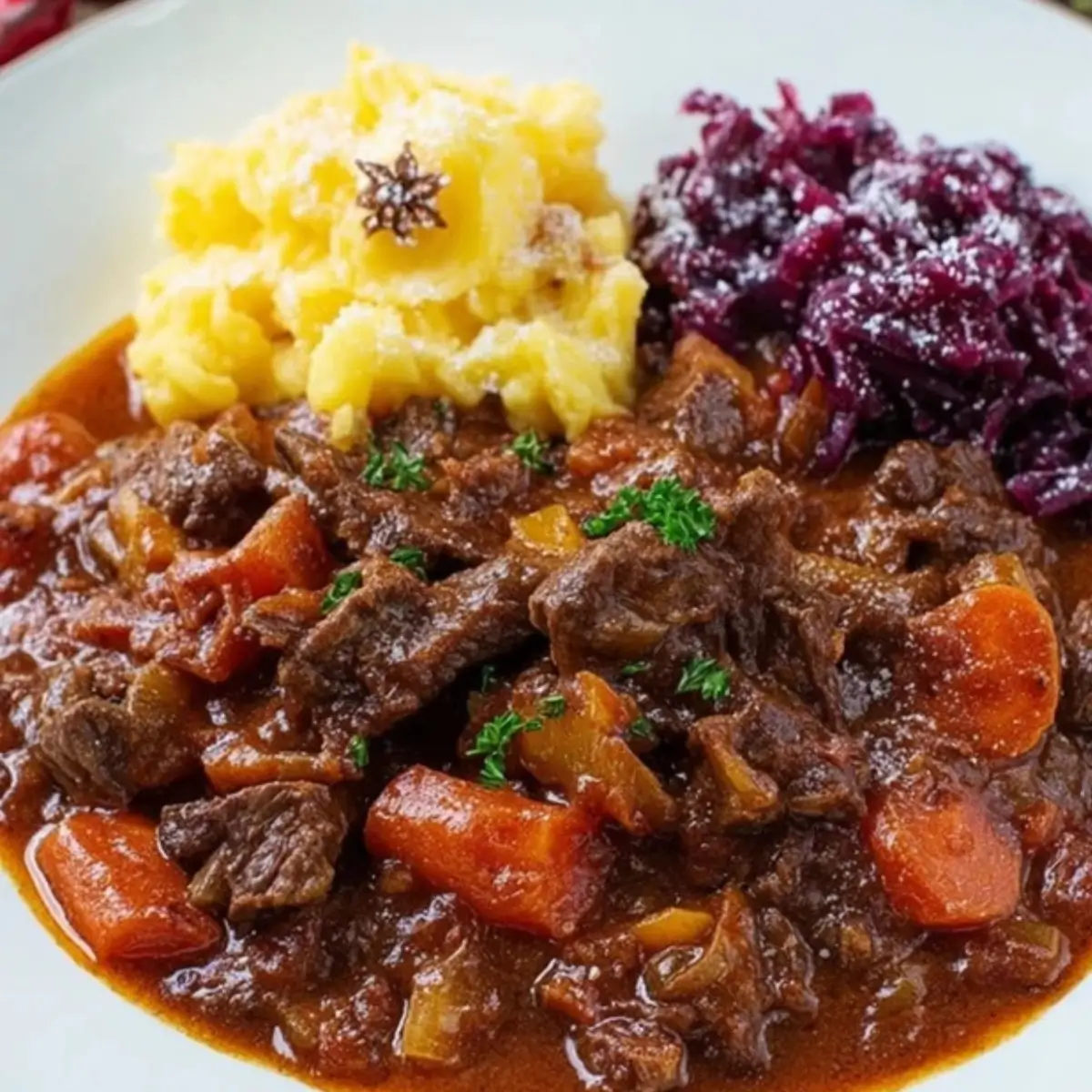 Gingerbread goulash