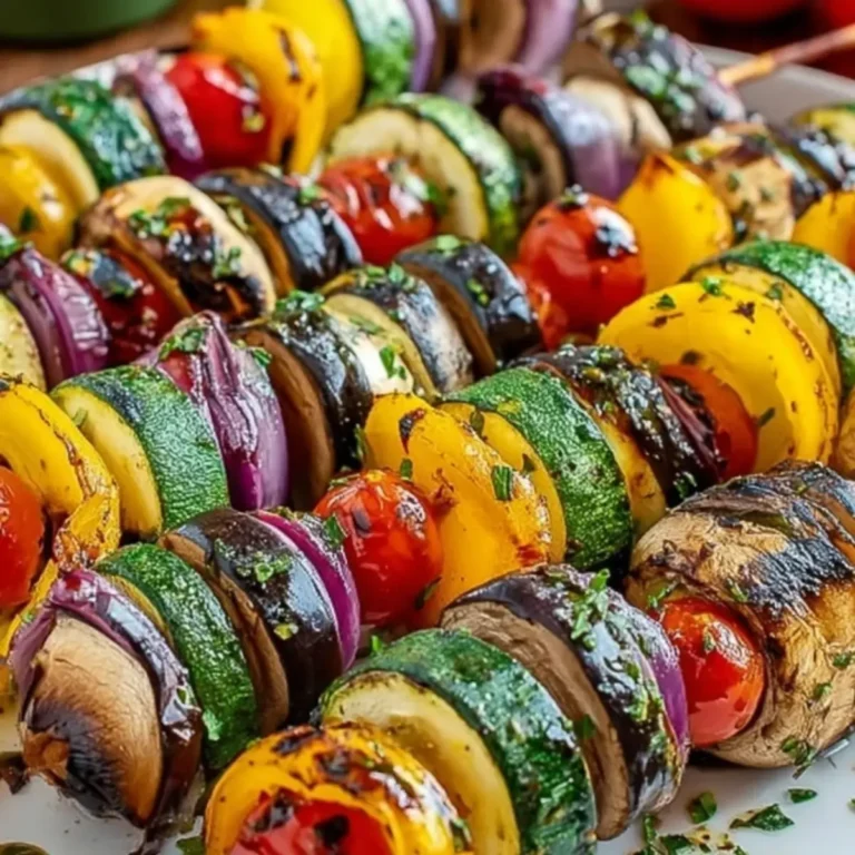 Grilled vegetable skewers
