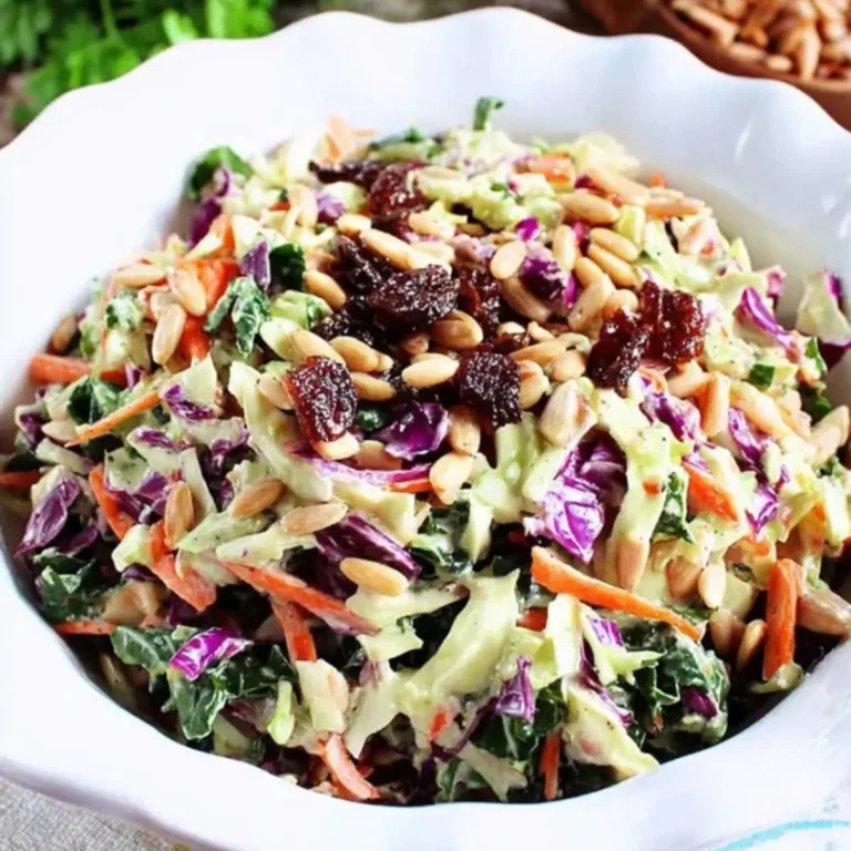 Kale und Coleslaw mit Sonnenblumenkernen