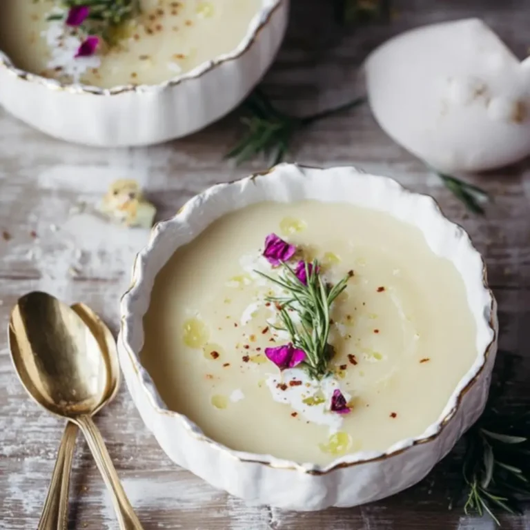 Pastinaken und Apfel Suppe