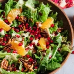 Winter salad with pomegranate