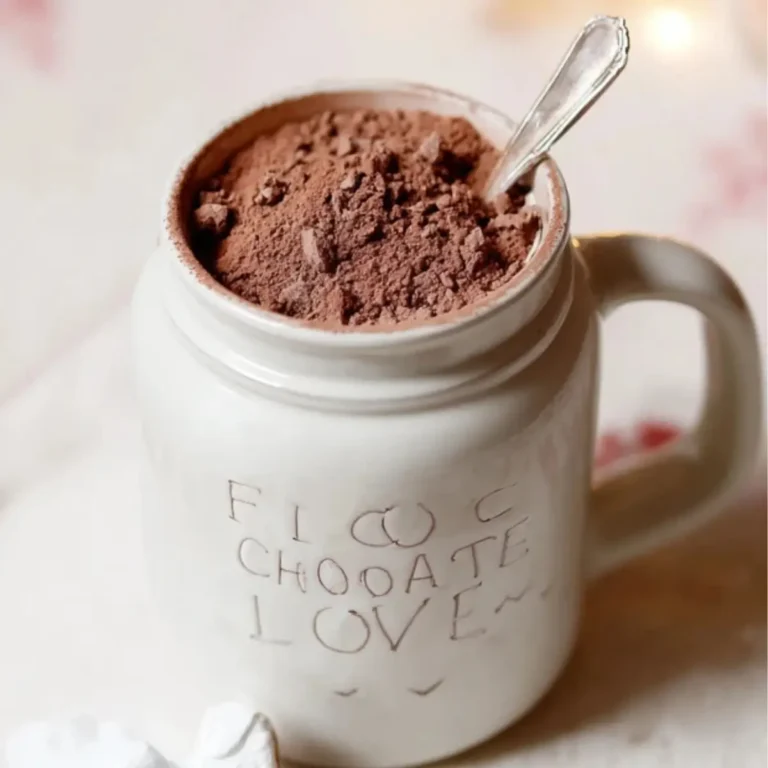 Drinking chocolate powder