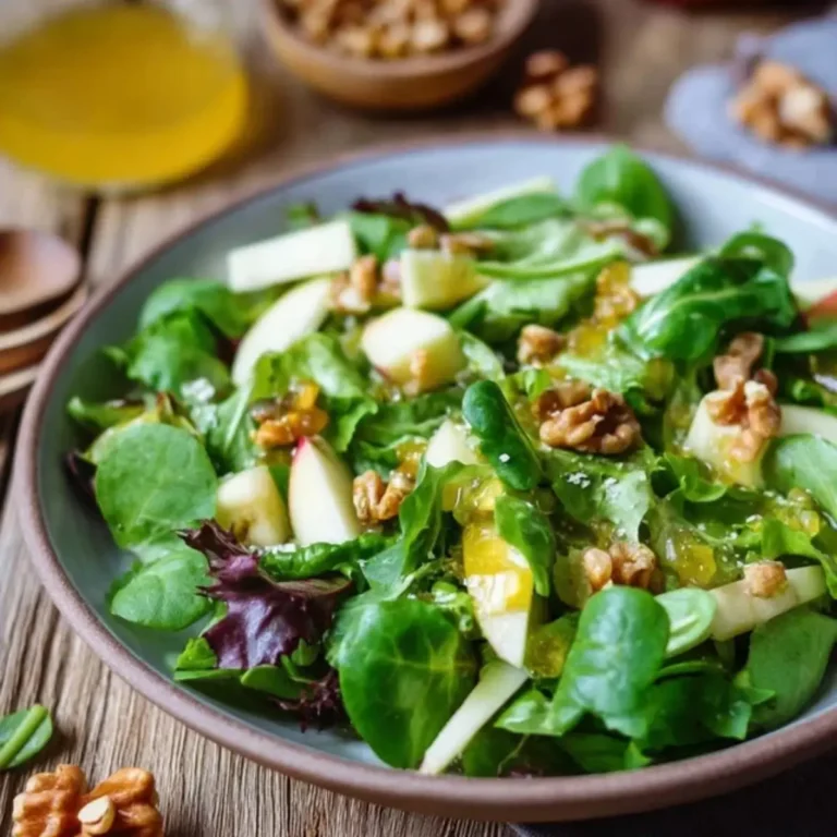 Feldsalat mit Walnüssen