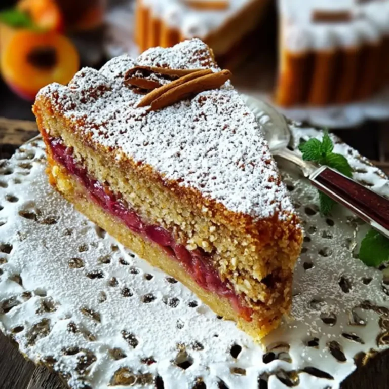 Zimtkuchen mit Pflaumenfüllung