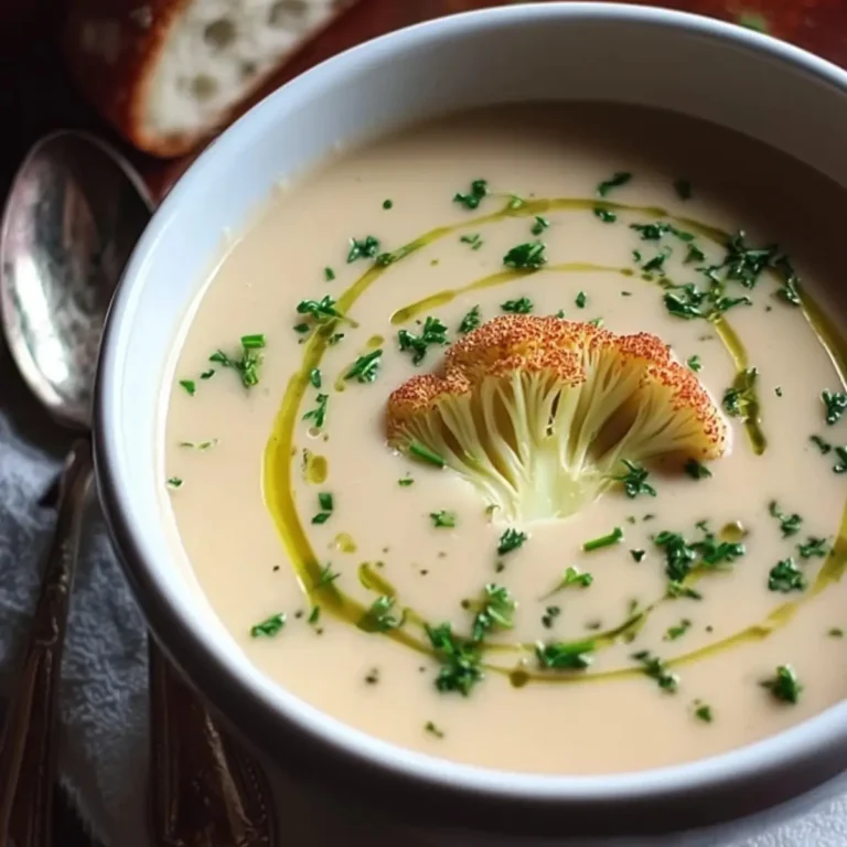 Cremige Blumenkohlsuppe