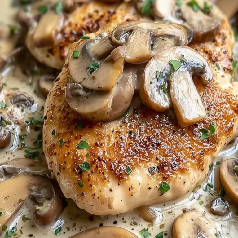 Cremiges Pilz-Hühnchen
