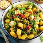 Gnocchi-Salat mit Mozzarella und Rucola