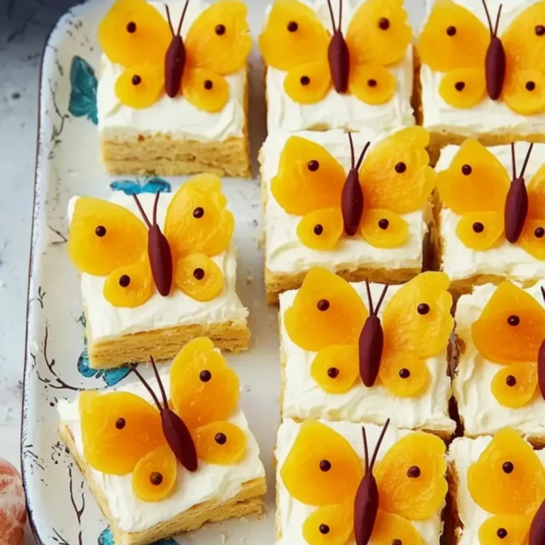 Mandarinen-Schmetterlingsschnitten einfach vom Blech