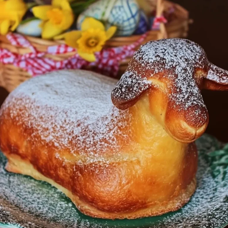 Osterlamm backen