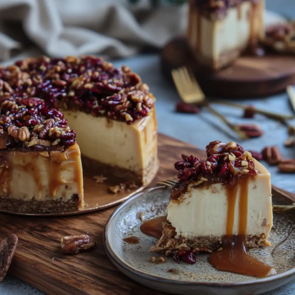 Pekannuss-Käsekuchen (vegan)