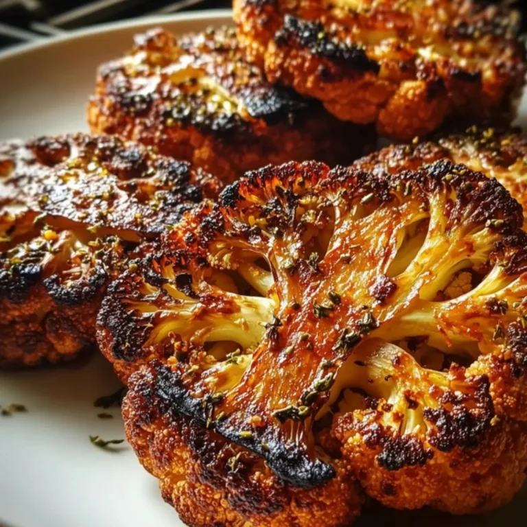 Rauchige BBQ-Blumenkohlsteaks