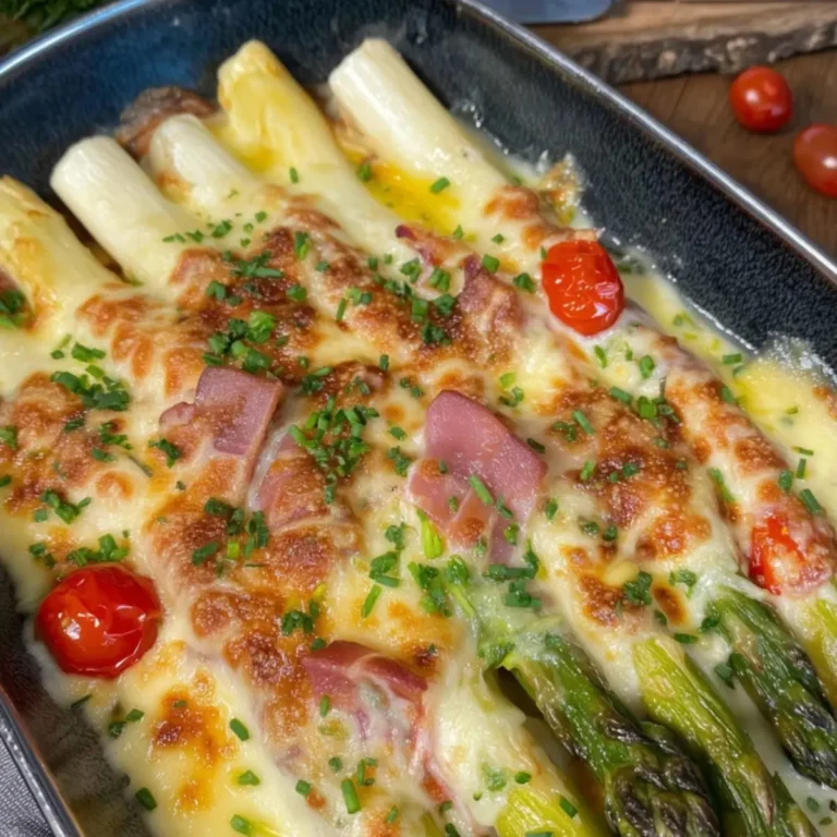 Spargel überbacken