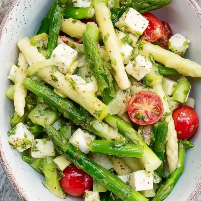 Spargelsalat mit grünem Spargel