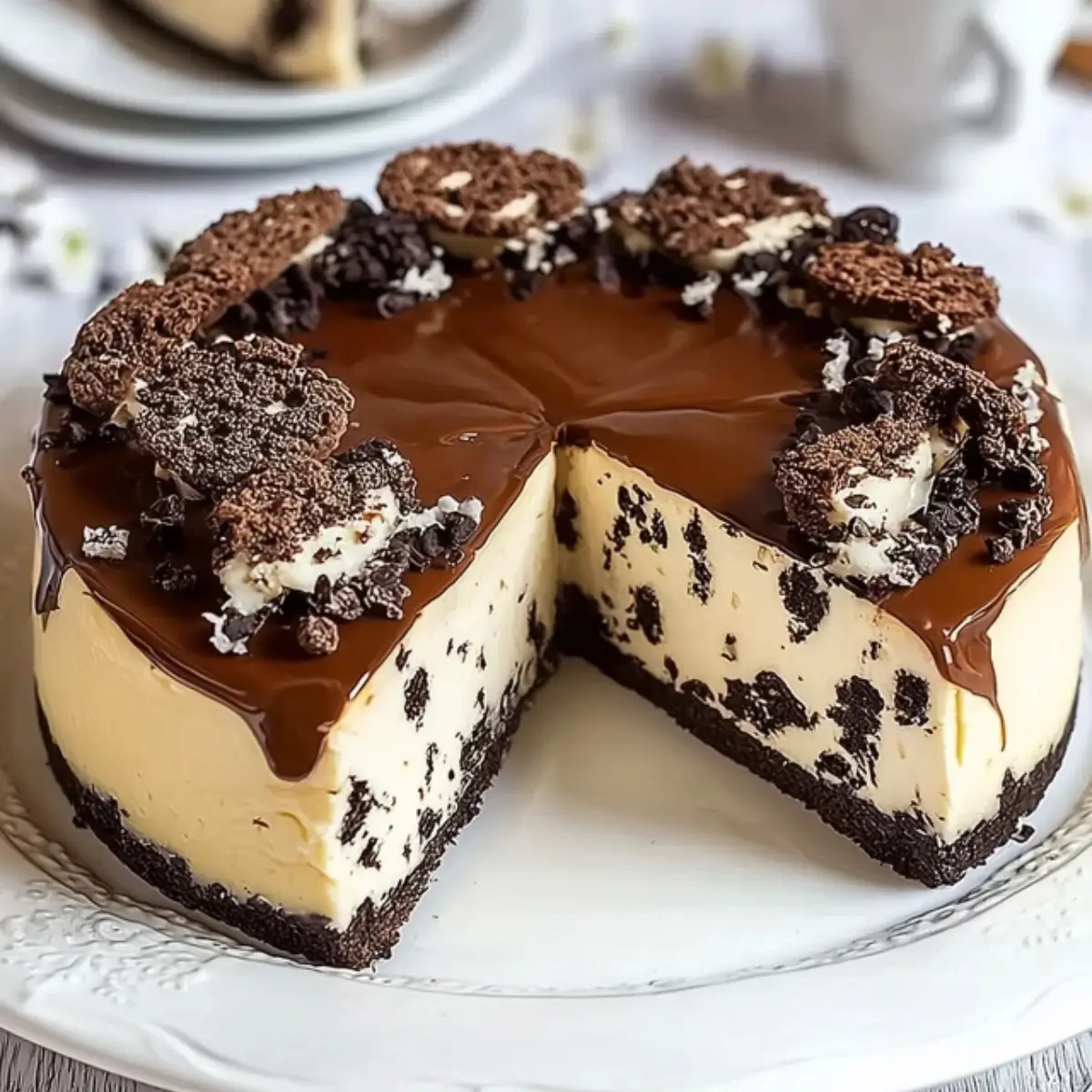 Stracciatella-Käsekuchen