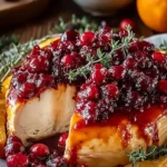 Truthahnbrust mit Cranberry-Orangen-Glasur