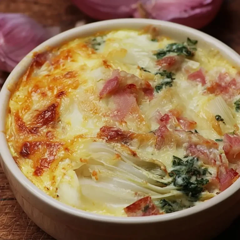 Überbackener Lauch
