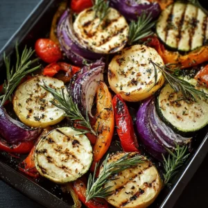 Backofen Gegrilltes Gemüse