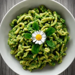 Bärlauchspätzle vegan ohne Ei