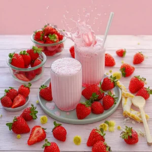Erdbeermilch