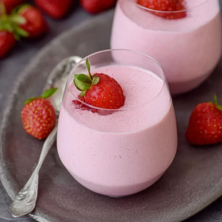 Erdbeermousse