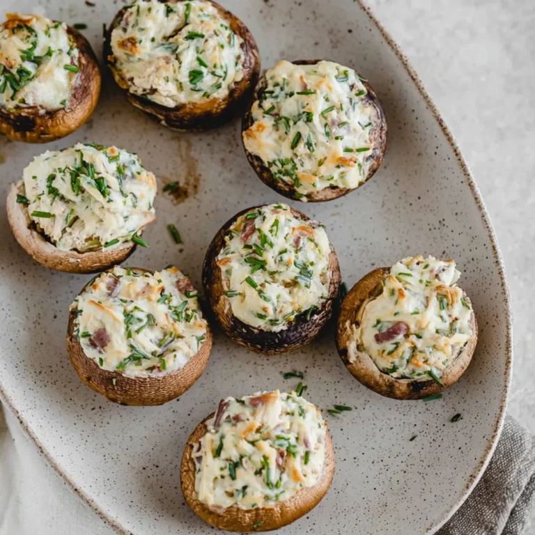 Gefüllte Champignons