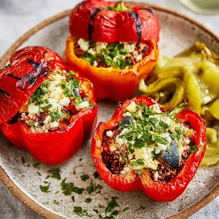 Gefüllte Paprika vom Grill