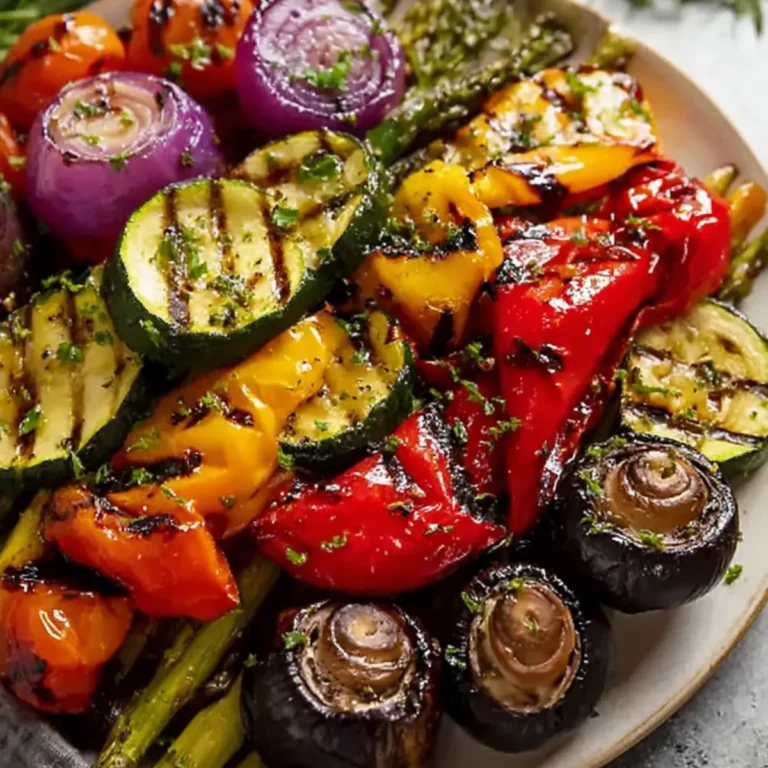 Gegrilltes Gemüse mit Marinade