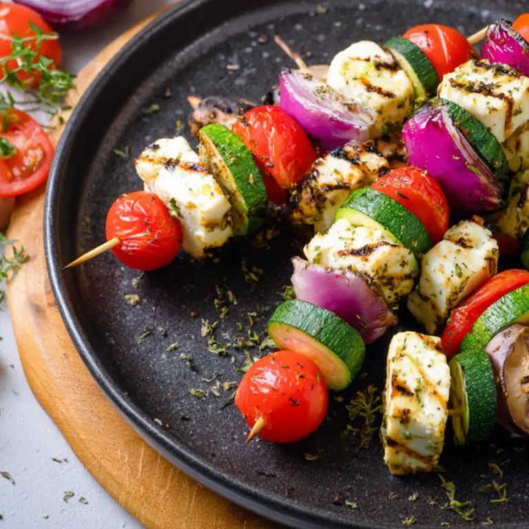 Grillgemüse mit Halloumi