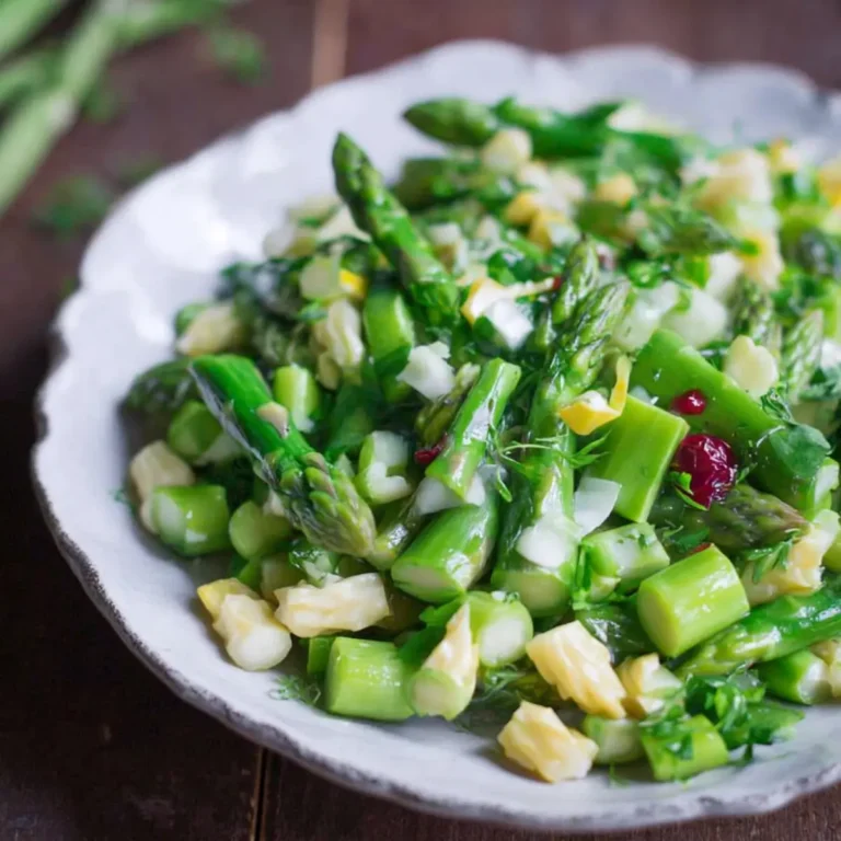 Grüner Spargel Salat