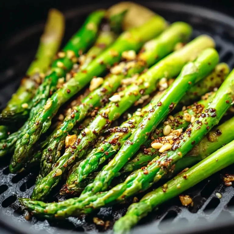 Grüner Spargel im Airfryer