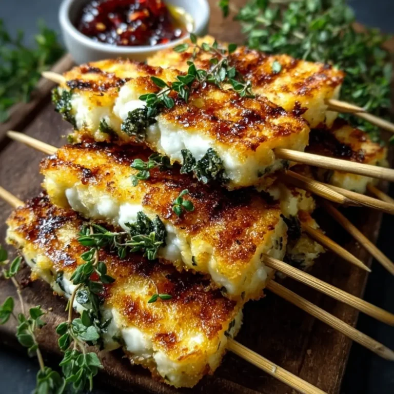 Halloumi Spieße mit Zitrone und Thymian