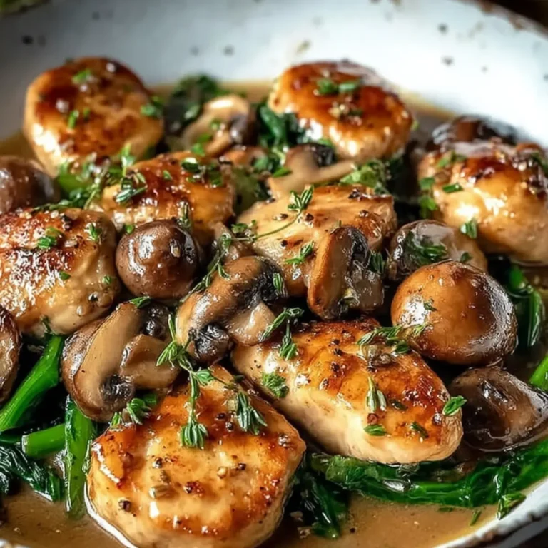 Hähnchen Pilz Pfanne