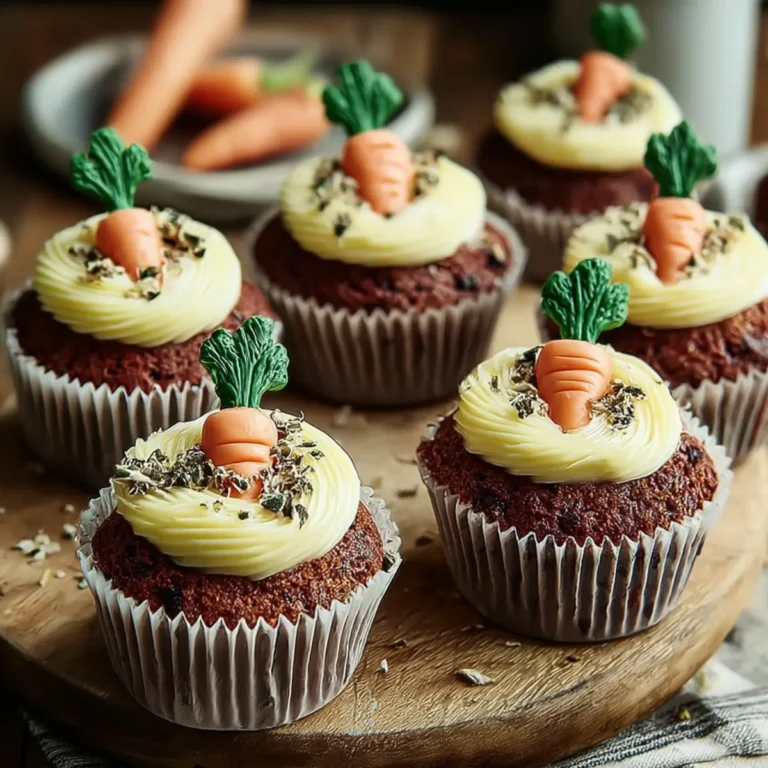 Karottenbeet Cupcakes