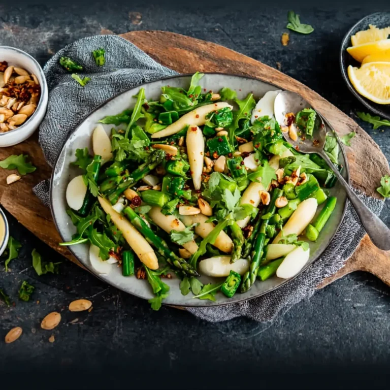 Lauwarmer Spargelsalat