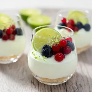 Limetten Joghurtmousse