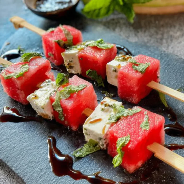 Melone Feta Spieße
