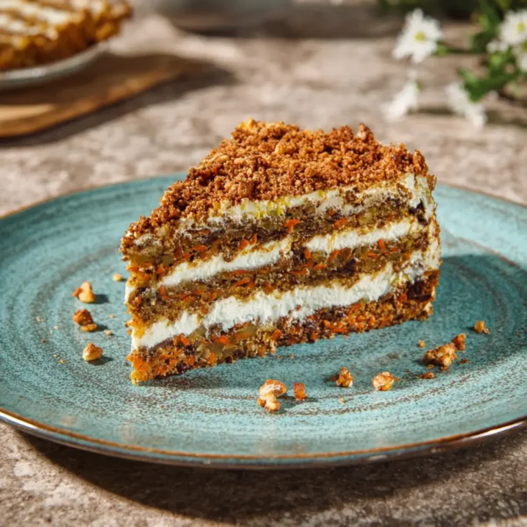 Möhrenkuchen mit Frischkäsecreme
