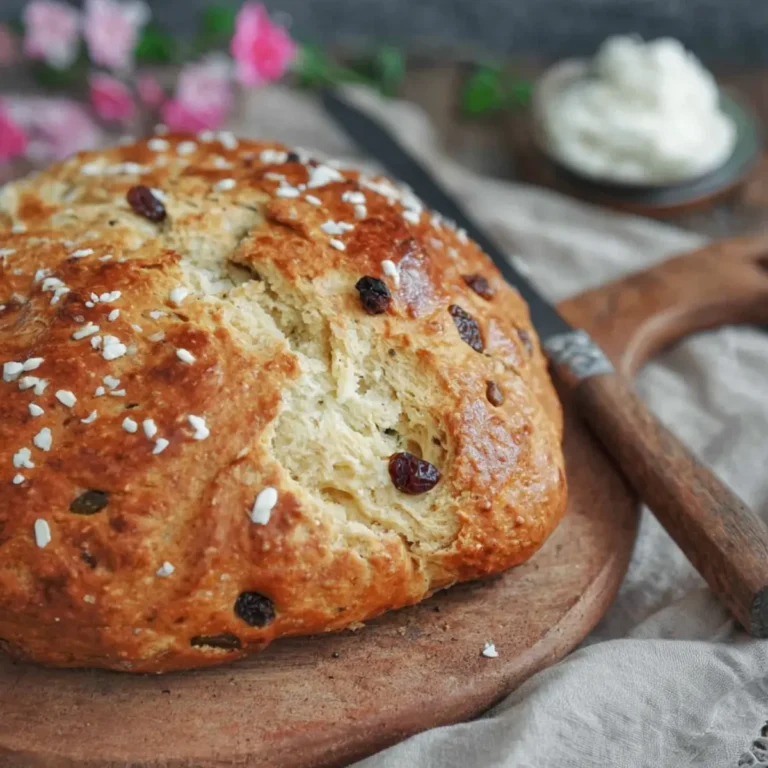 Osterbrot mit Quark