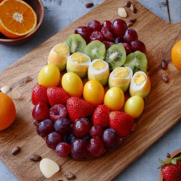 Osterei Obstplatte