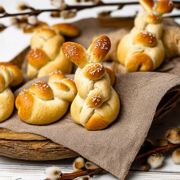 Osterhasen aus Hefeteig