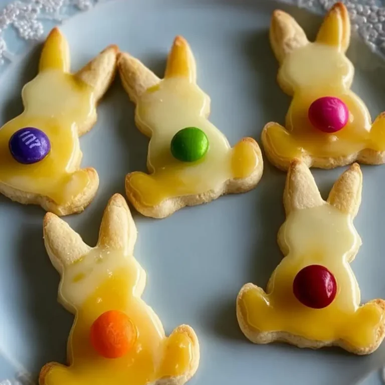 Osterhasen mit Orangenglasur und Smarties