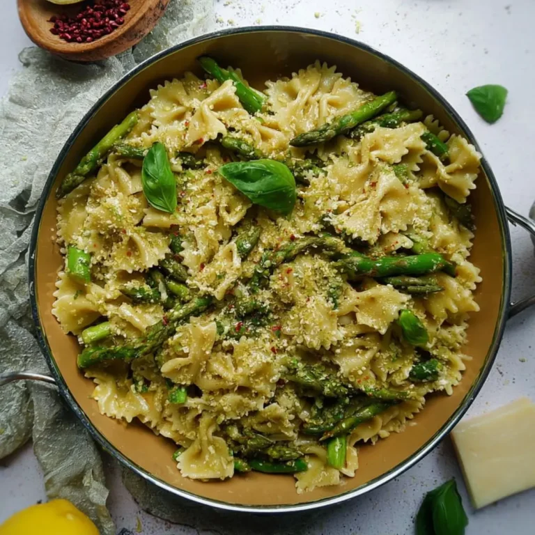 Pasta mit grünem Spargel & Zitrone