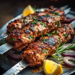 Rinderhackspieße vom Grill