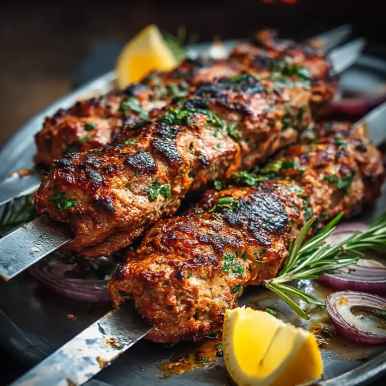 Rinderhackspieße vom Grill