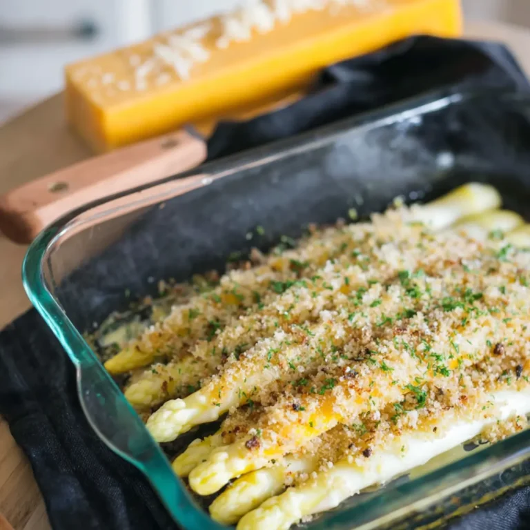 Spargel mit Parmesan Haselnusskruste